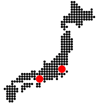 データは関西と関東で二重保管